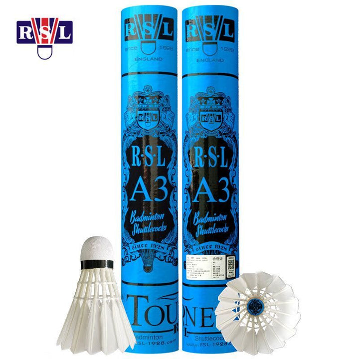 RSL 12 PCS RSLA3 Badminton Goose Feather Badminton Shuttlecock