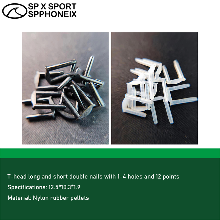 10 PCS/Bag Badminton Racket String Guard Connectors, T-shaped Long and Short Double Connectors