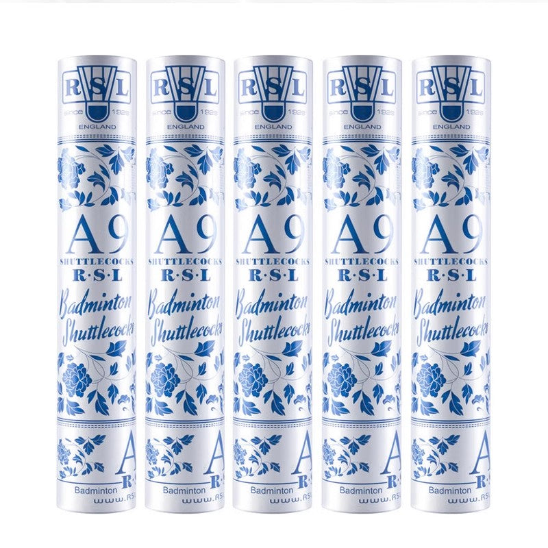 RSL 12 PCS A9 Ultimate Badminton Goose Feather Badminton Shuttlecock