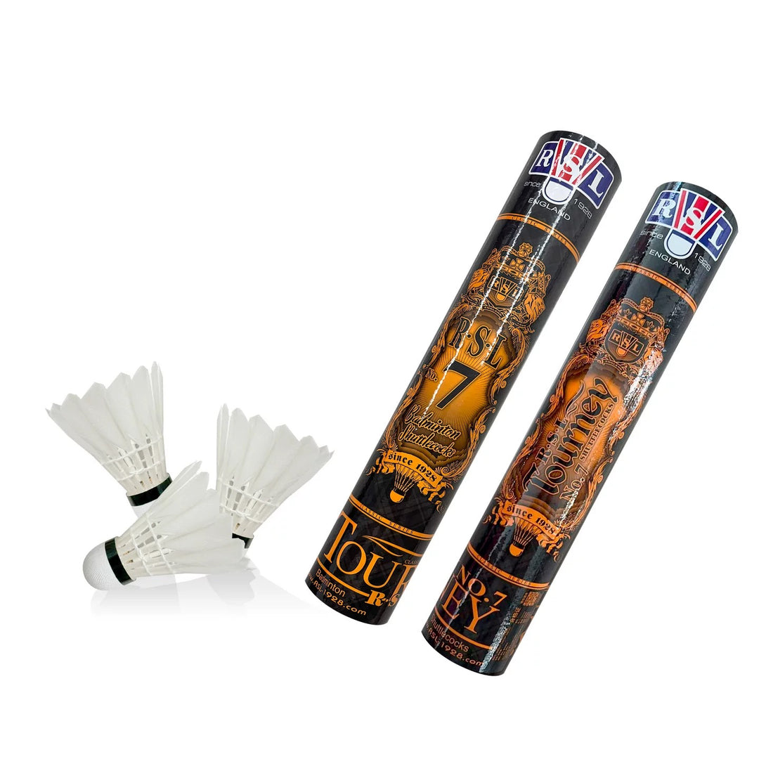 RSL 12 PCS No.7 Badminton Duck Feather Badminton Shuttlecock