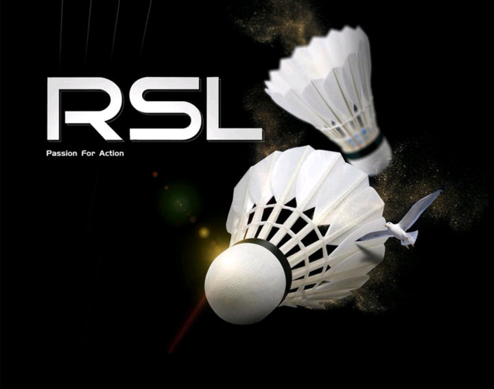 RSL 12 PCS NO.3 Badminton Goose Feather Badminton Shuttlecock
