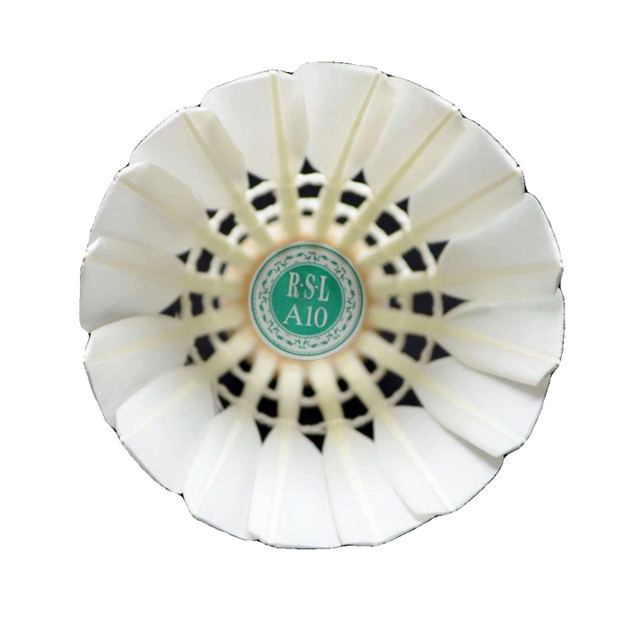 RSL 12 PCS A10 Badminton Goose Feather Badminton Shuttlecock