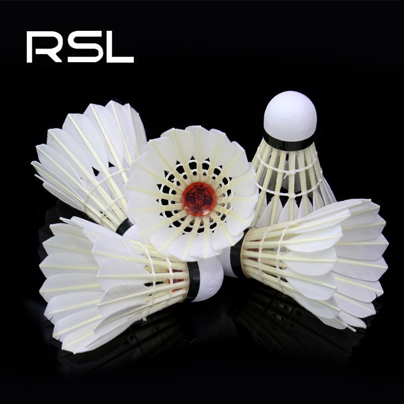 RSL 12 PCS RSL30 Ultimate Badminton Goose Feather Badminton Shuttlecock