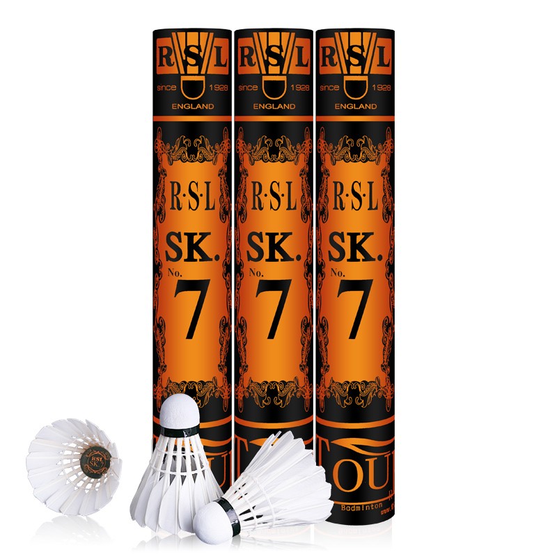 RSL 12 PCS SK7 Badminton Duck Feather Badminton Shuttlecock