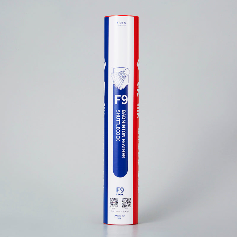 Ling Mei 12 PCS F9 Badminton Goose Feather Badminton Shuttlecock