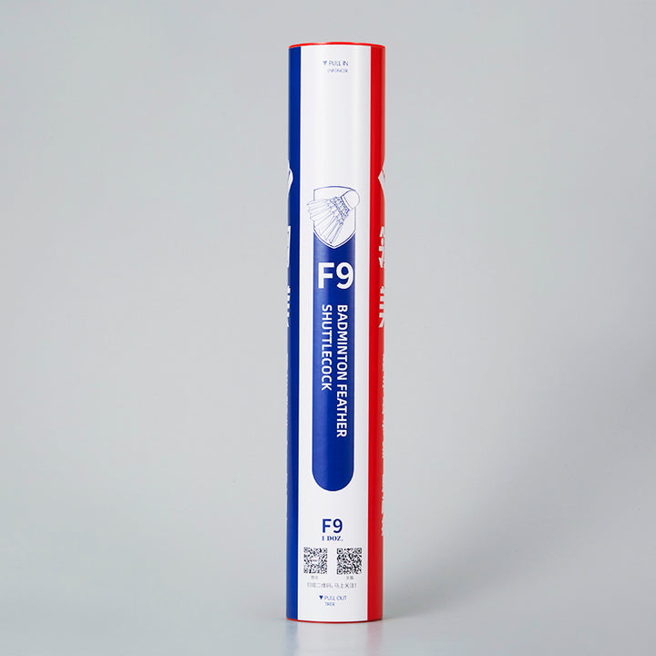 Ling Mei 12 PCS F9 Badminton Goose Feather Badminton Shuttlecock