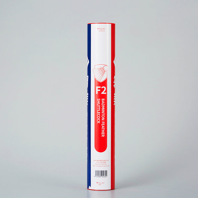 Ling Mei 12 PCS F2 Badminton Goose Feather Badminton Shuttlecock