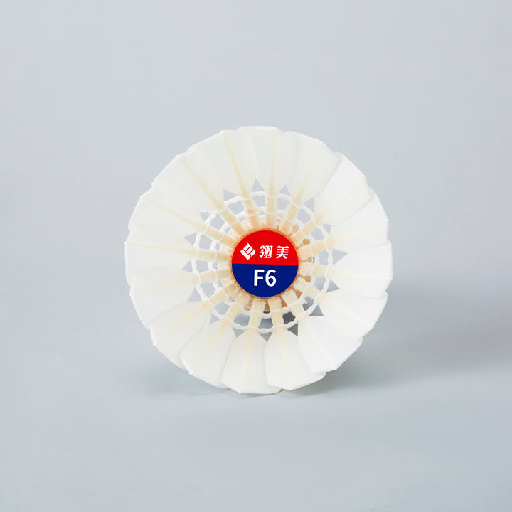 Ling Mei 12 PCS F6 Badminton Goose Feather Badminton Shuttlecock