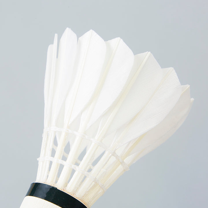 Ling Mei 12 PCS F6 Badminton Goose Feather Badminton Shuttlecock
