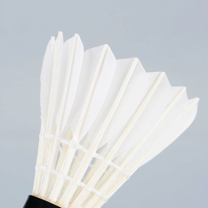 Ling Mei 12 PCS F8 Badminton Goose Feather Badminton Shuttlecock