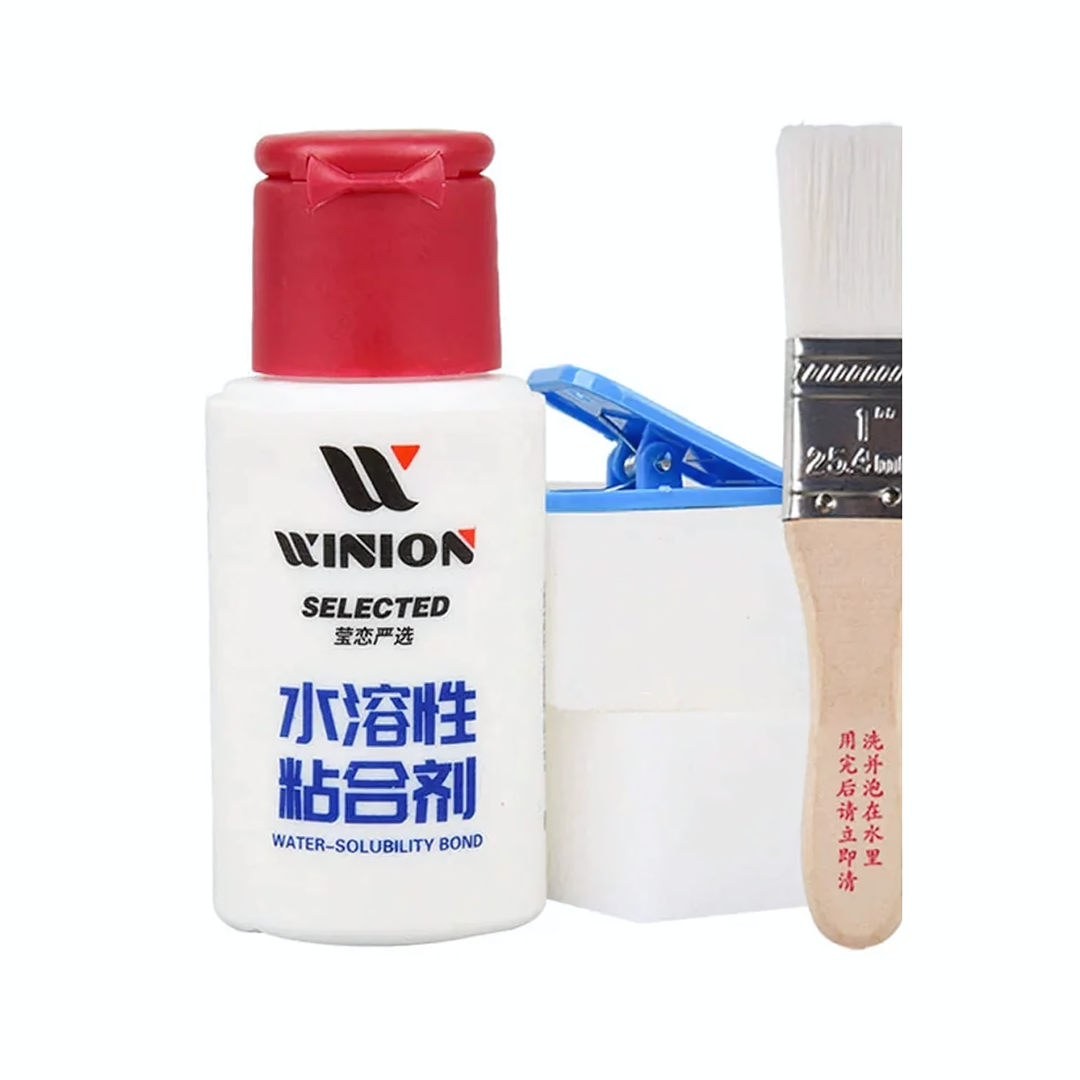 WINION Table Tennis Water Solubility Bond Glue  (V.O.C Free) 40 ml For Table Tennis Rubber With Racket