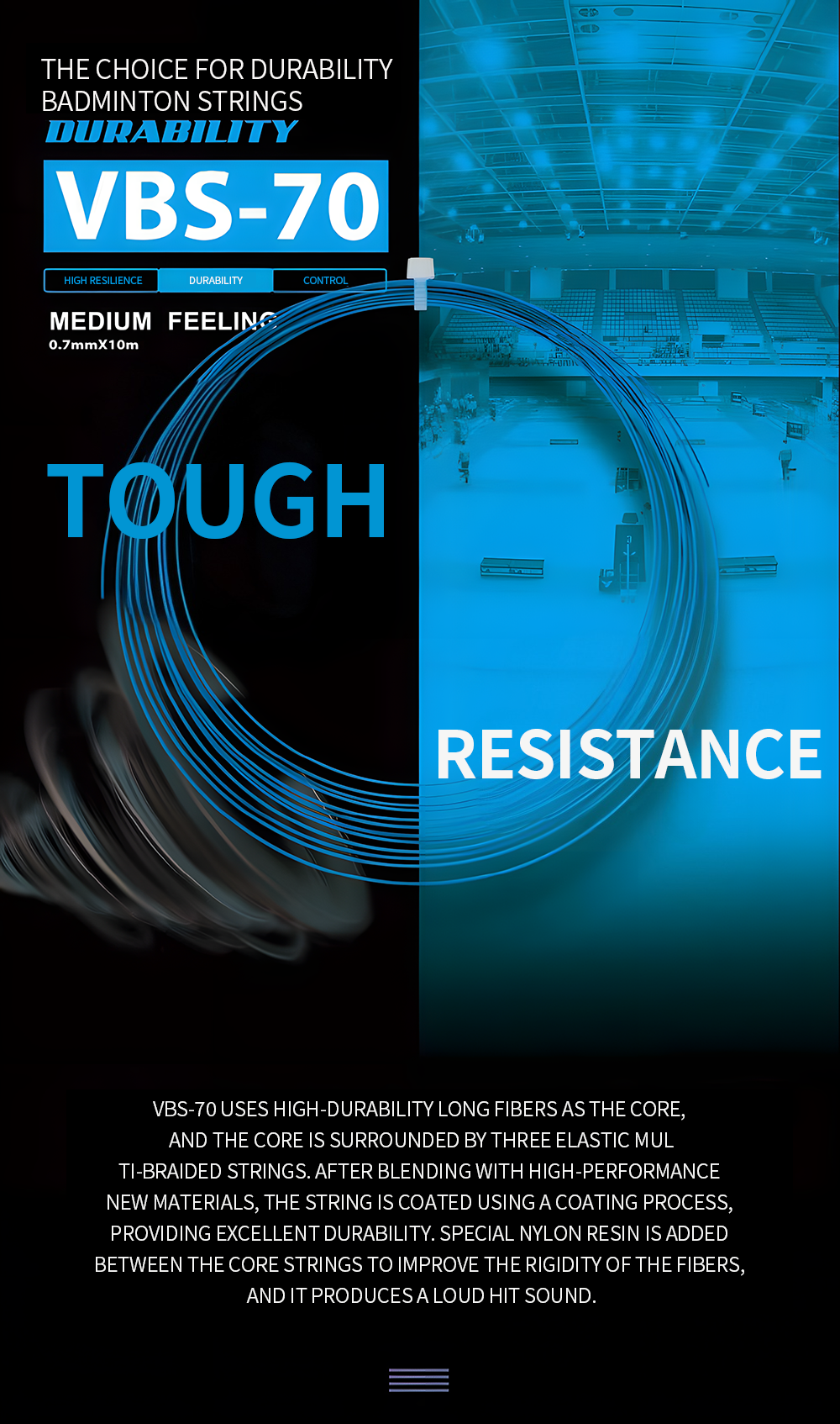 Victor VBS-70 Badminton String