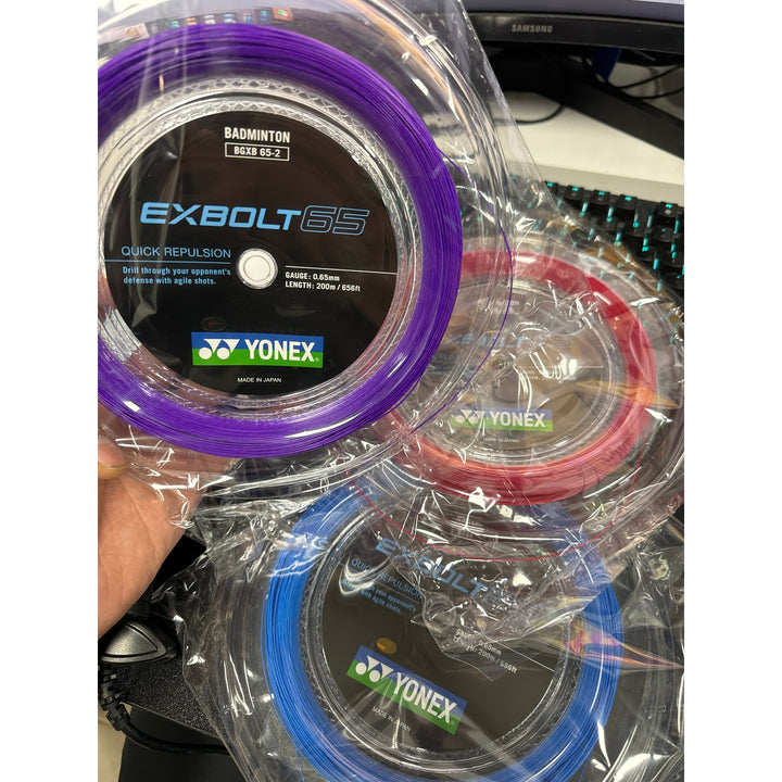 YONEX Exbolt 65 Badminton String (200m coil) EX65