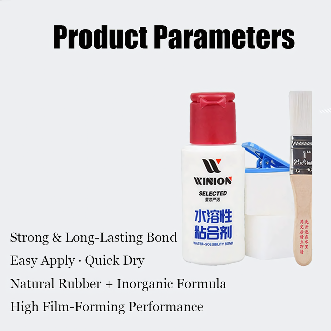 WINION Table Tennis Water Solubility Bond Glue  (V.O.C Free) 40 ml For Table Tennis Rubber With Racket