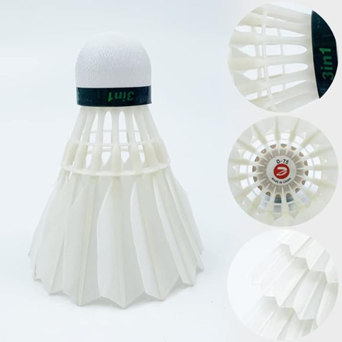 Dmantis D75 3 in 1 Game Badminton Shuttlecocks