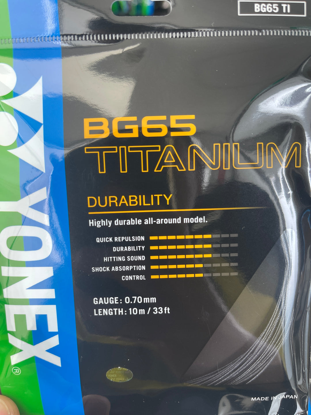 YONEX BG65TITANIUM   Badminton String