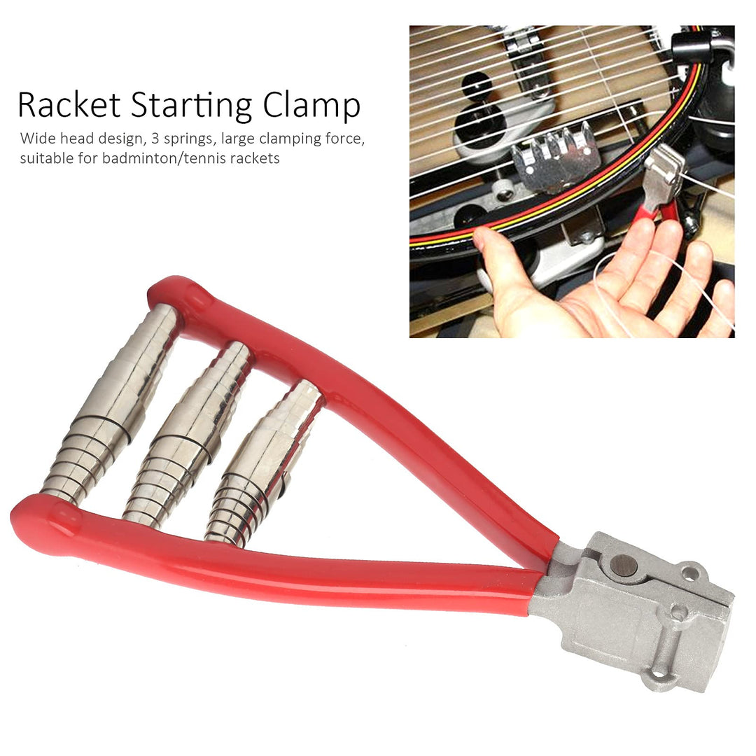 Badminton and Tennis Racket Aluminum Starting Clamp Stringing