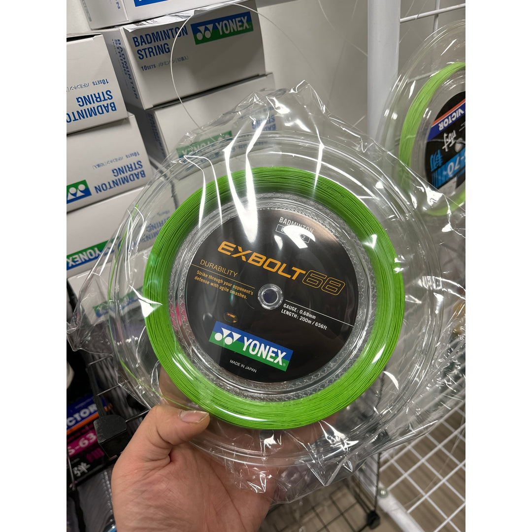 YONEX EXBOLT 68 Badminton String (200m Coil) EX68