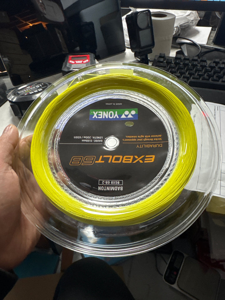 YONEX EXBOLT 68 Badminton String (200m Coil) EX68