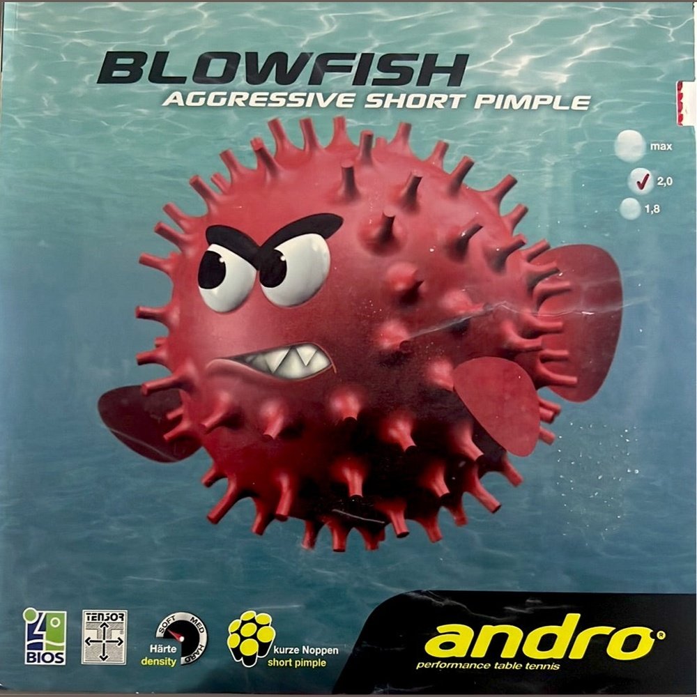 Andro Blowfish Table Tennis rubber SP x SPORT
