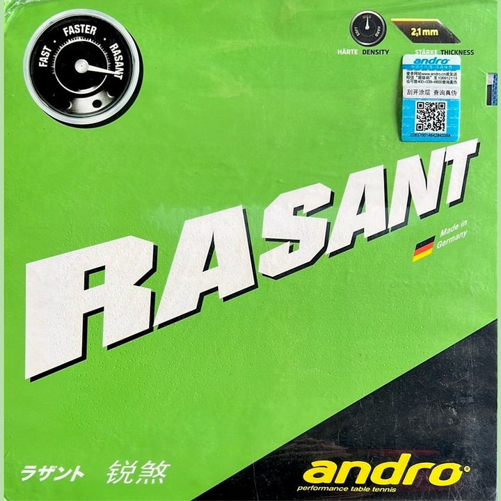 Andro Rubber Rasant Pips-In Table Tennis Rubber