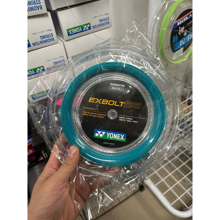 YONEX EXBOLT 68 Badminton String (200m Coil) EX68
