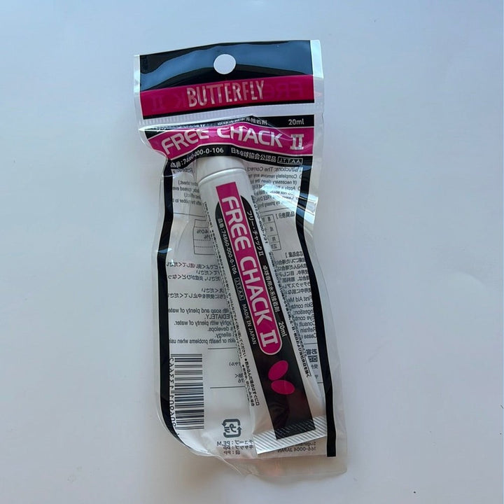 BUTTERFLY FREE CHACK Ⅱ  GLUE,20ml,100ml,500ml,For Table Tennis Rubber