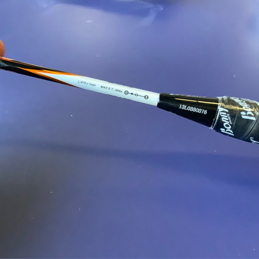 Bonny Arrow 780 Badminton Racket 3U G5 290mm 30lbs max
