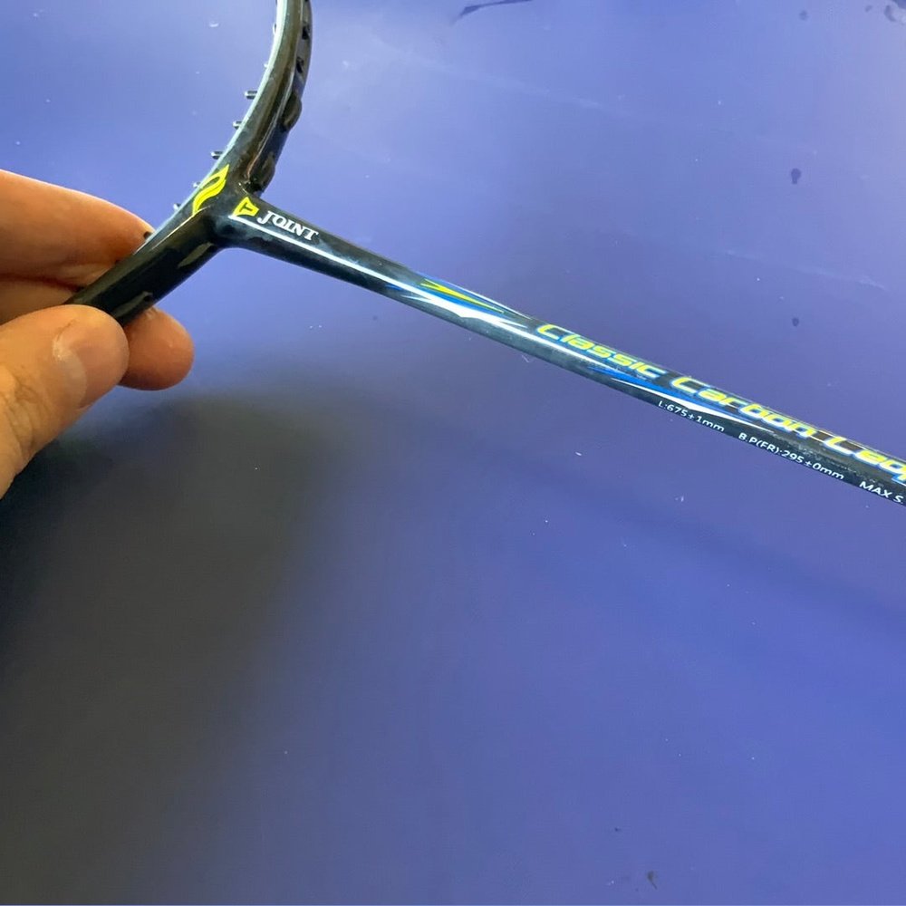 Bonny Classic Carbon Leooard ZD007 Badminton Racket 4U G4 295mm 32lbs max