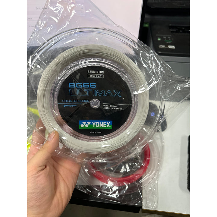 YONEX 66 Ultimax Badminton String (200m Coil) BG66U