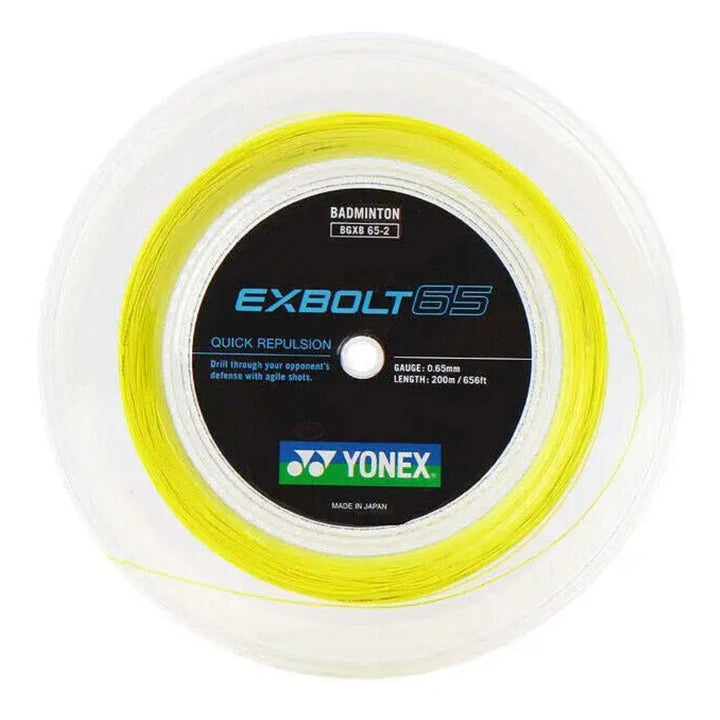 YONEX Exbolt 65 Badminton String (200m coil) EX65