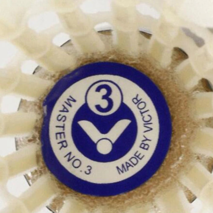 VICTOR 12 PCS Master NO.3 Goose Feather Badminton Shuttlecock