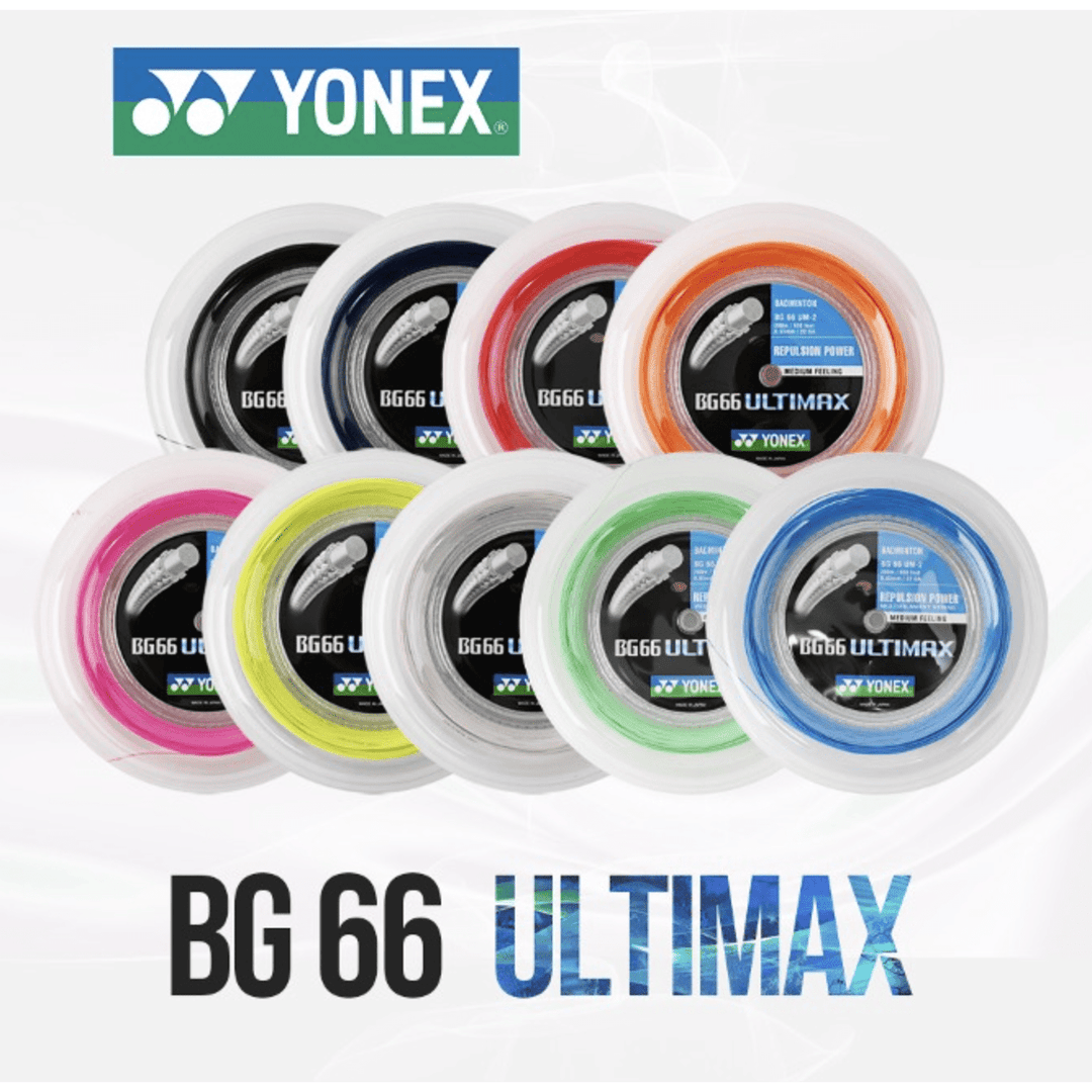 YONEX 66 Ultimax Badminton String (200m Coil) BG66U
