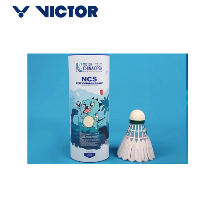 VICTOR 3 PCS China Open 2024 Synthetic NCS Badminton Shuttlecock CO24