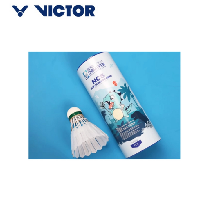 VICTOR 3 PCS China Open 2024 Synthetic NCS Badminton Shuttlecock CO24