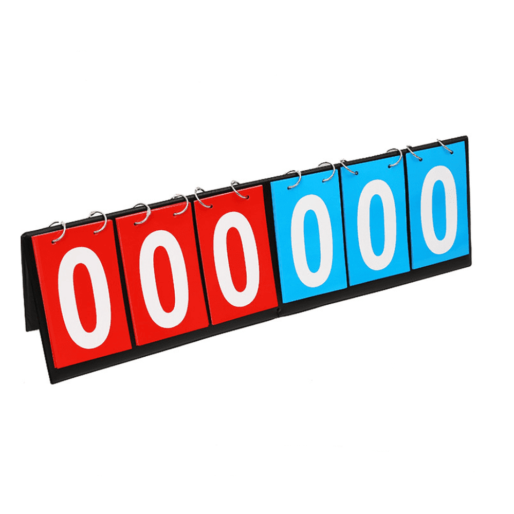 6 Digits Scoreboard Sports Scoreboards for Tennis Basketball Badminton