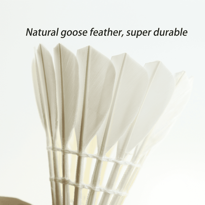 SPPHONEIX Pink Badminton Shuttlecocks  Goose Feather(King Durability)