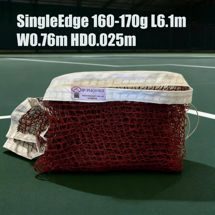 SPPHONEIX Professional Portable Badminton Net 6.1M - Standard Training Sports Net for Outdoor and Indoor Use
