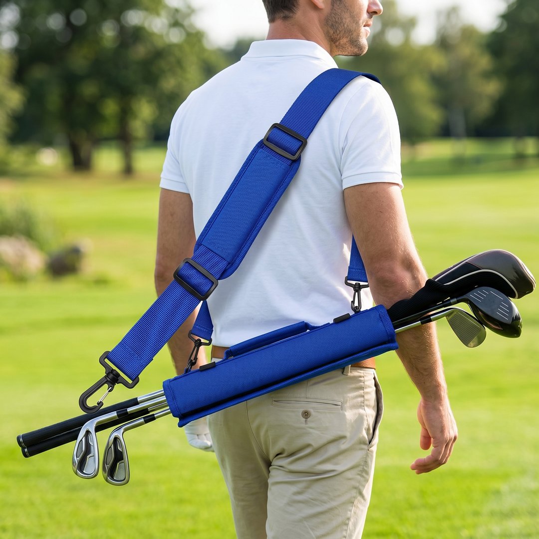 SPP Mini Golf Ball Gun Bag Portable Foldable Lithe Travel Shoulder  Carryable
