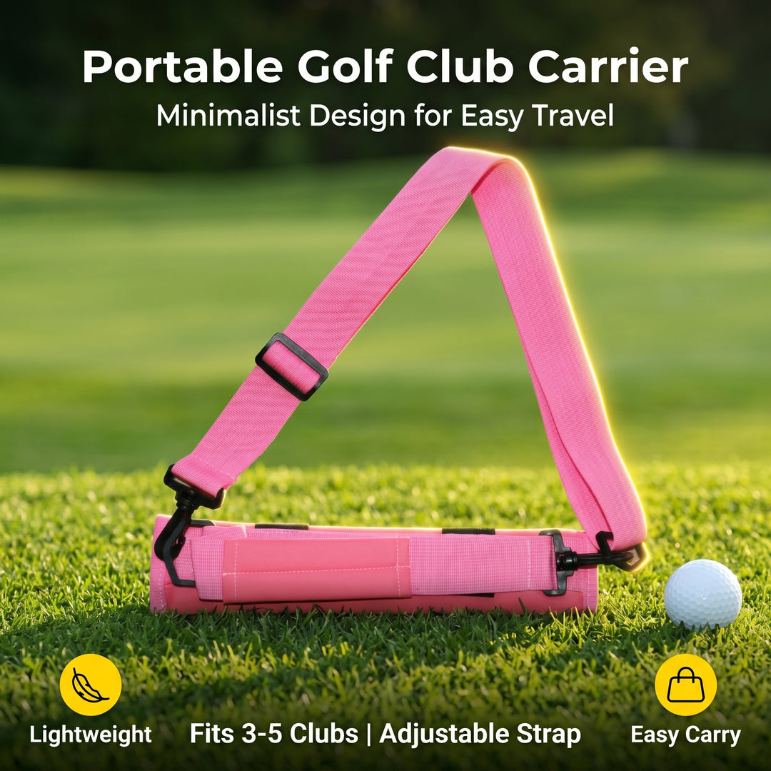 SPP Mini Golf Ball Gun Bag Portable Foldable Lithe Travel Shoulder  Carryable