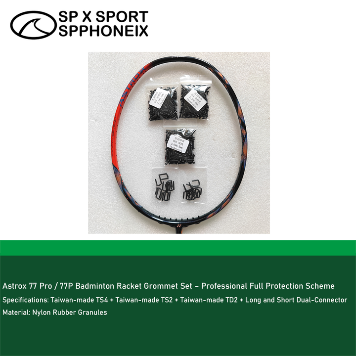 Astrox 77 Pro / 77P Badminton Racket Grommet Set – Professional Full Protection Scheme