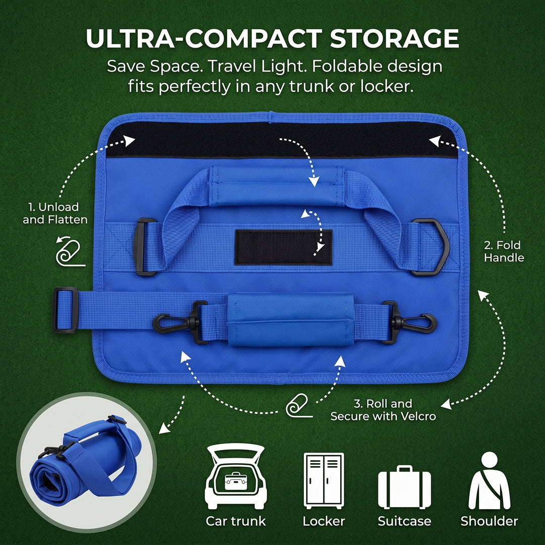 SPP Mini Golf Ball Gun Bag Portable Foldable Lithe Travel Shoulder  Carryable