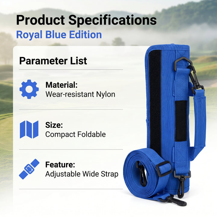 SPP Mini Golf Ball Gun Bag Portable Foldable Lithe Travel Shoulder  Carryable
