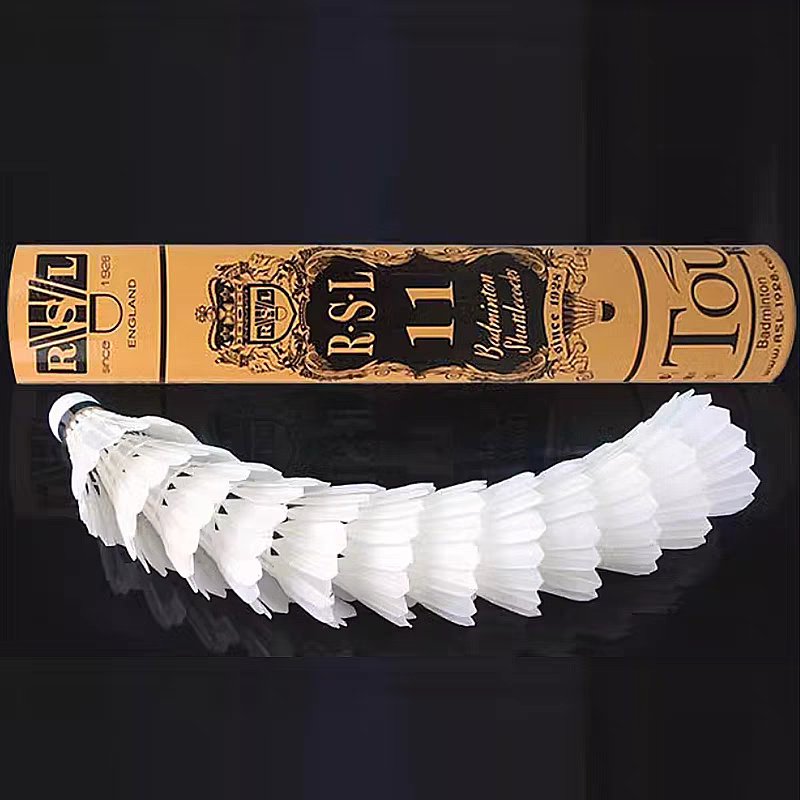RSL 12 PCS RSL11 Ultimate Badminton Goose Feather Badminton Shuttlecock