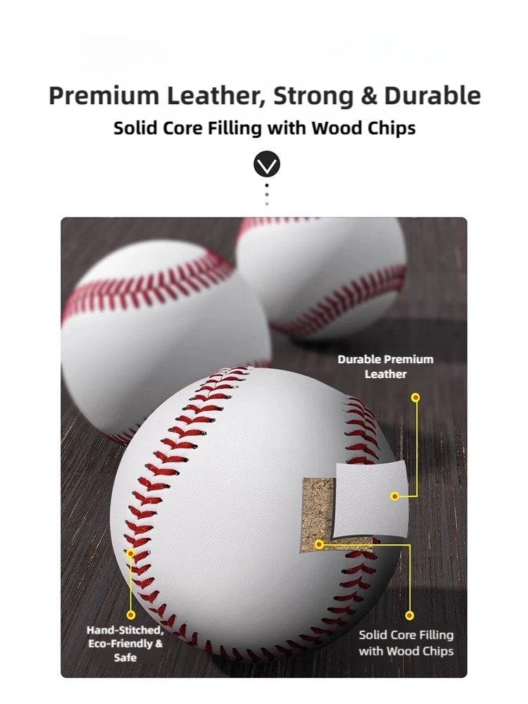 SPPHONEIX Baseball – Professional, Durable Leather, Long-Lasting Performance & Accuracy