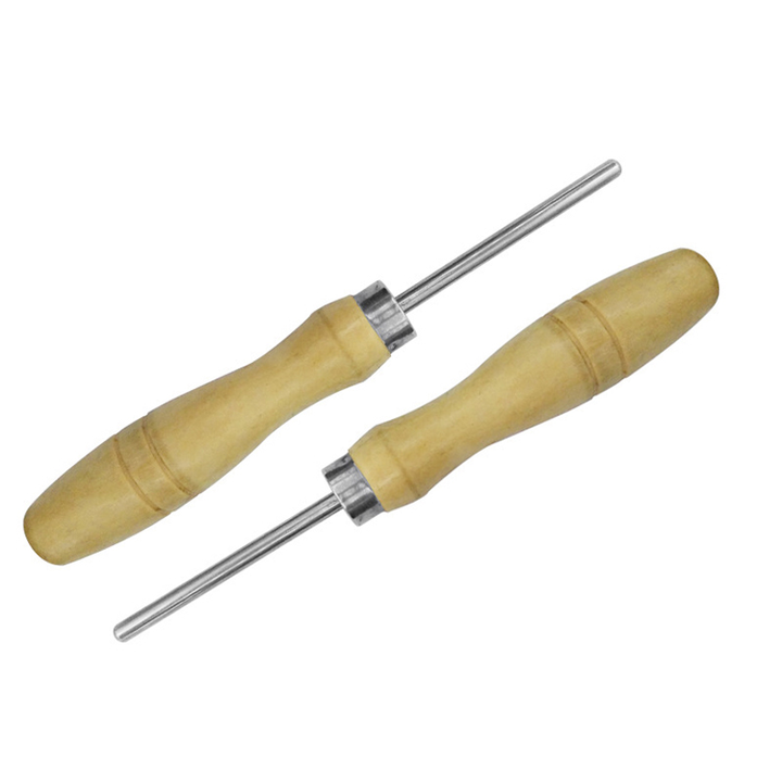 Wooden - handle Line - arranging Cone for Badminton Racket Stringing Machine