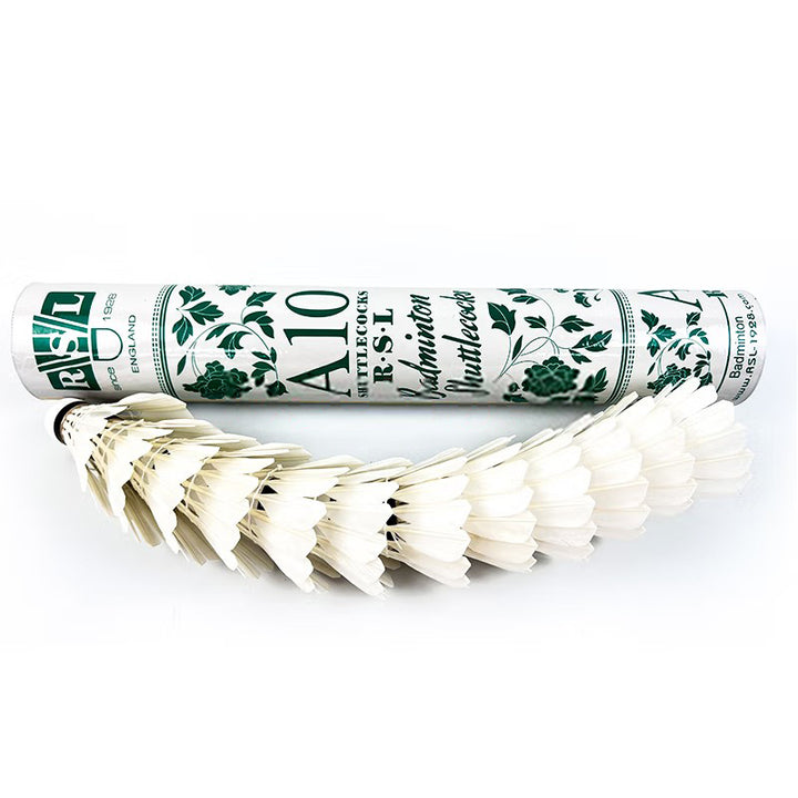 RSL 12 PCS A10 Badminton Goose Feather Badminton Shuttlecock