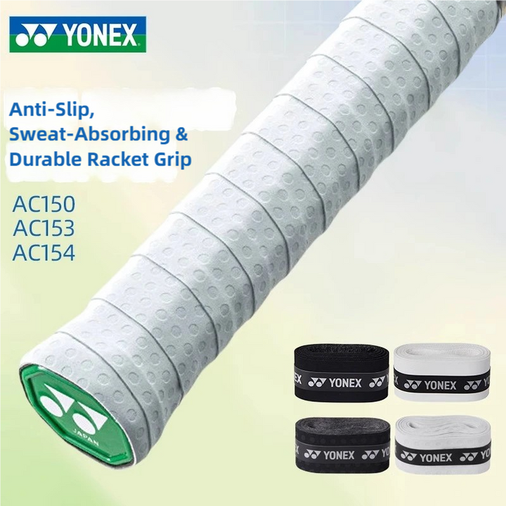 Yonex AC150 AC153 AC154 Wet Tacky Racket Grip Matte Texture Dry & Fresh, Non-Slip Overgrip