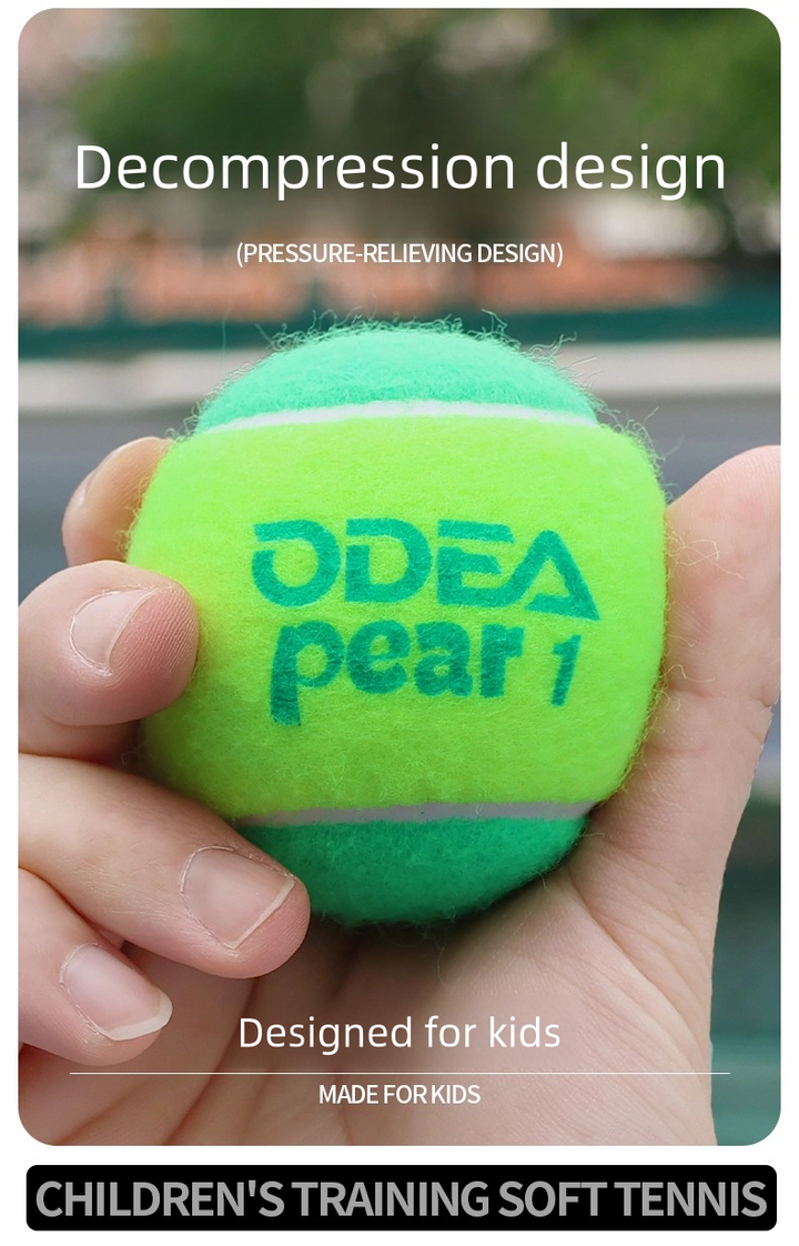ODEA Stage 2 ORANGE 48 PCS Children Beginners Tennis Balls Low Compression Slower Speed
