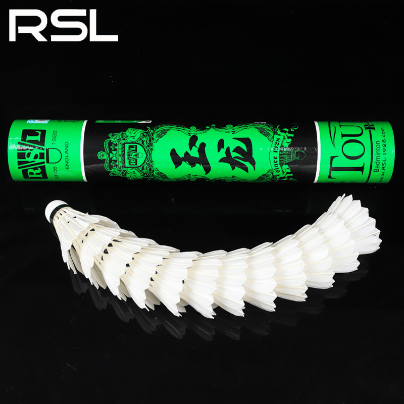 RSL 12 PCS 玉龙 Badminton Duck Feather Badminton Shuttlecock